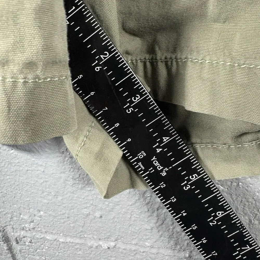 J Crew Chino Shorts Womens 6 Olive Green Casual Preppy Summer
